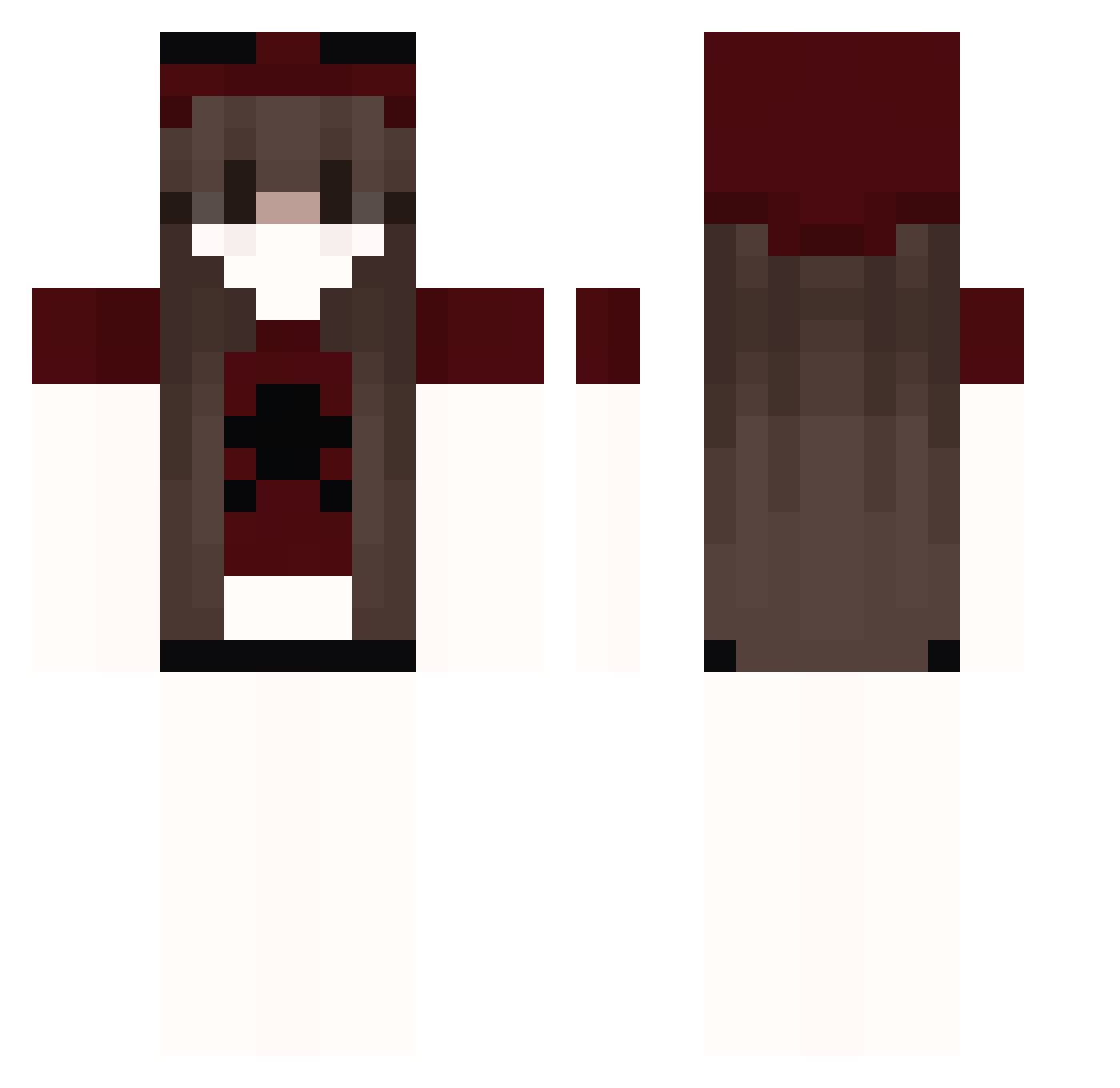 WhoIsTitu_ Minecraft skin, front and back view