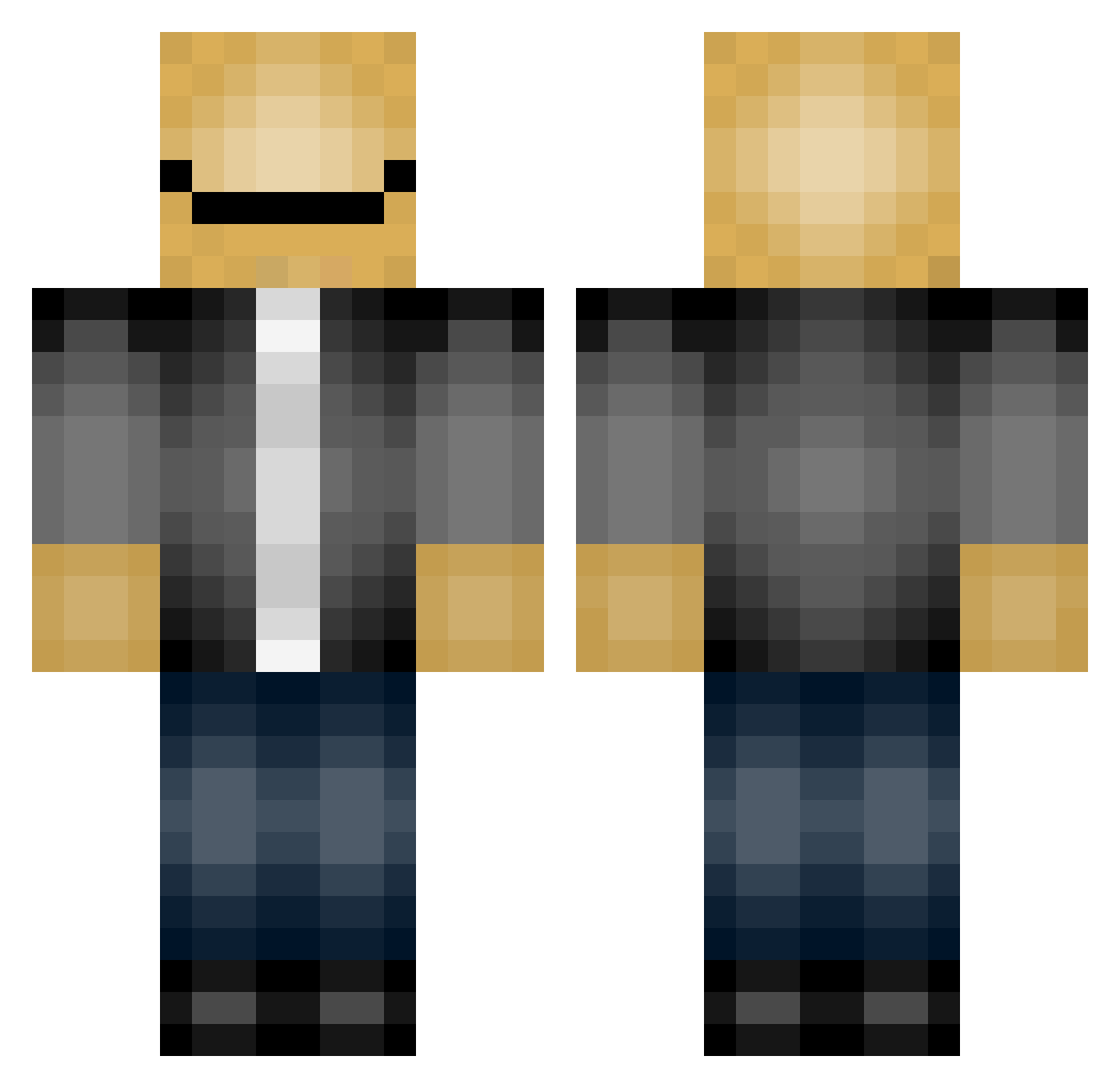 Ugly_Potato2 Minecraft skin, front and back view
