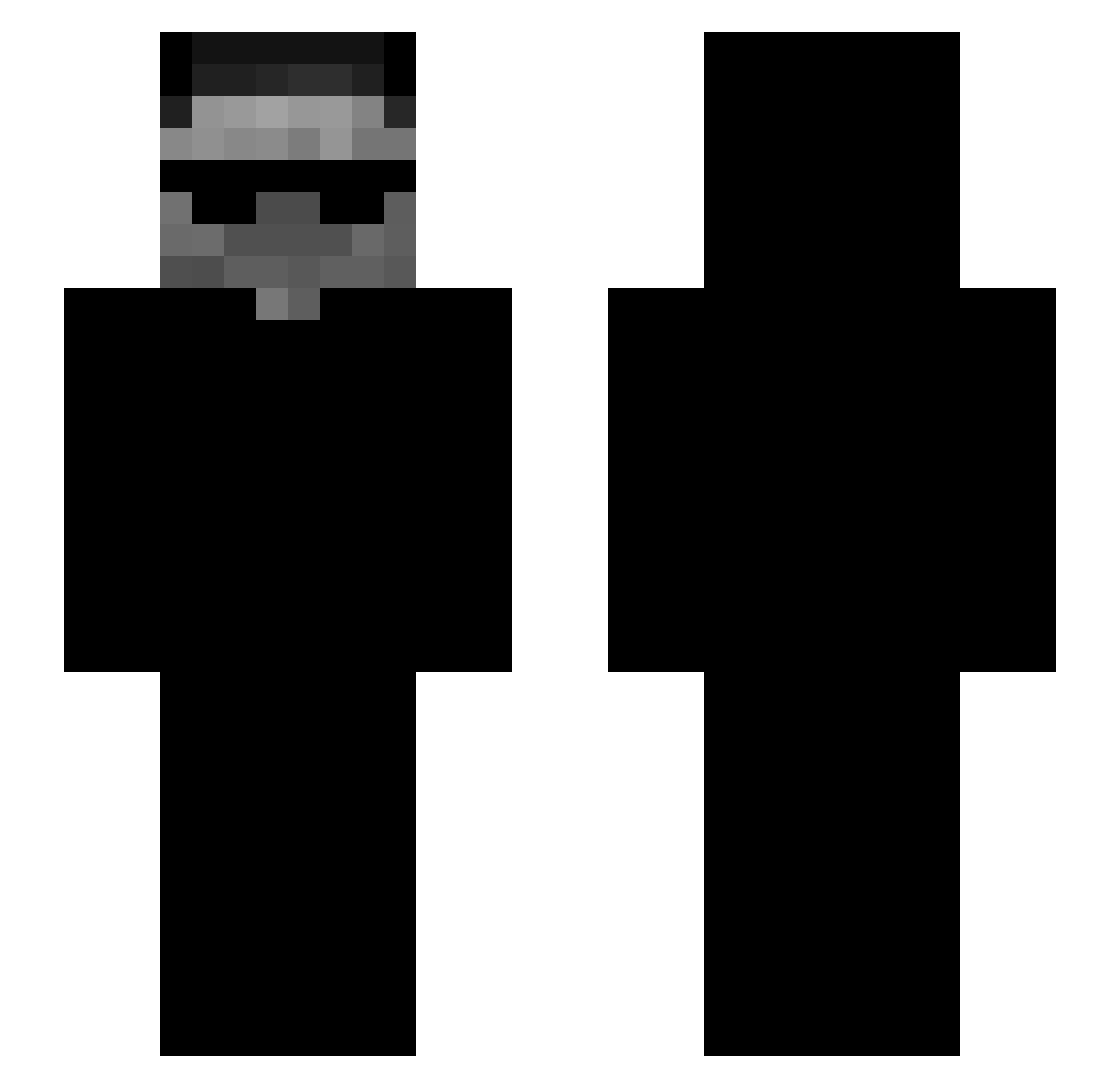 sminafy Minecraft skin, front and back view