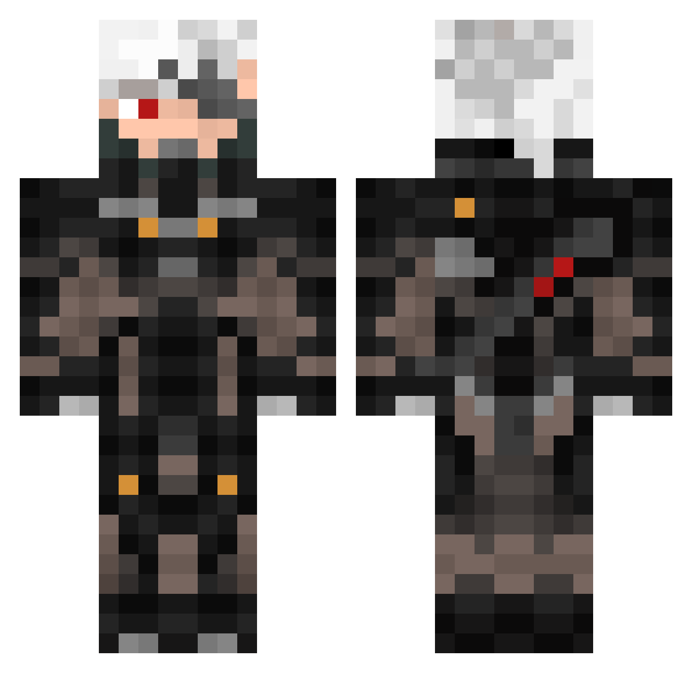 OverLord_it Minecraft skin, front and back view