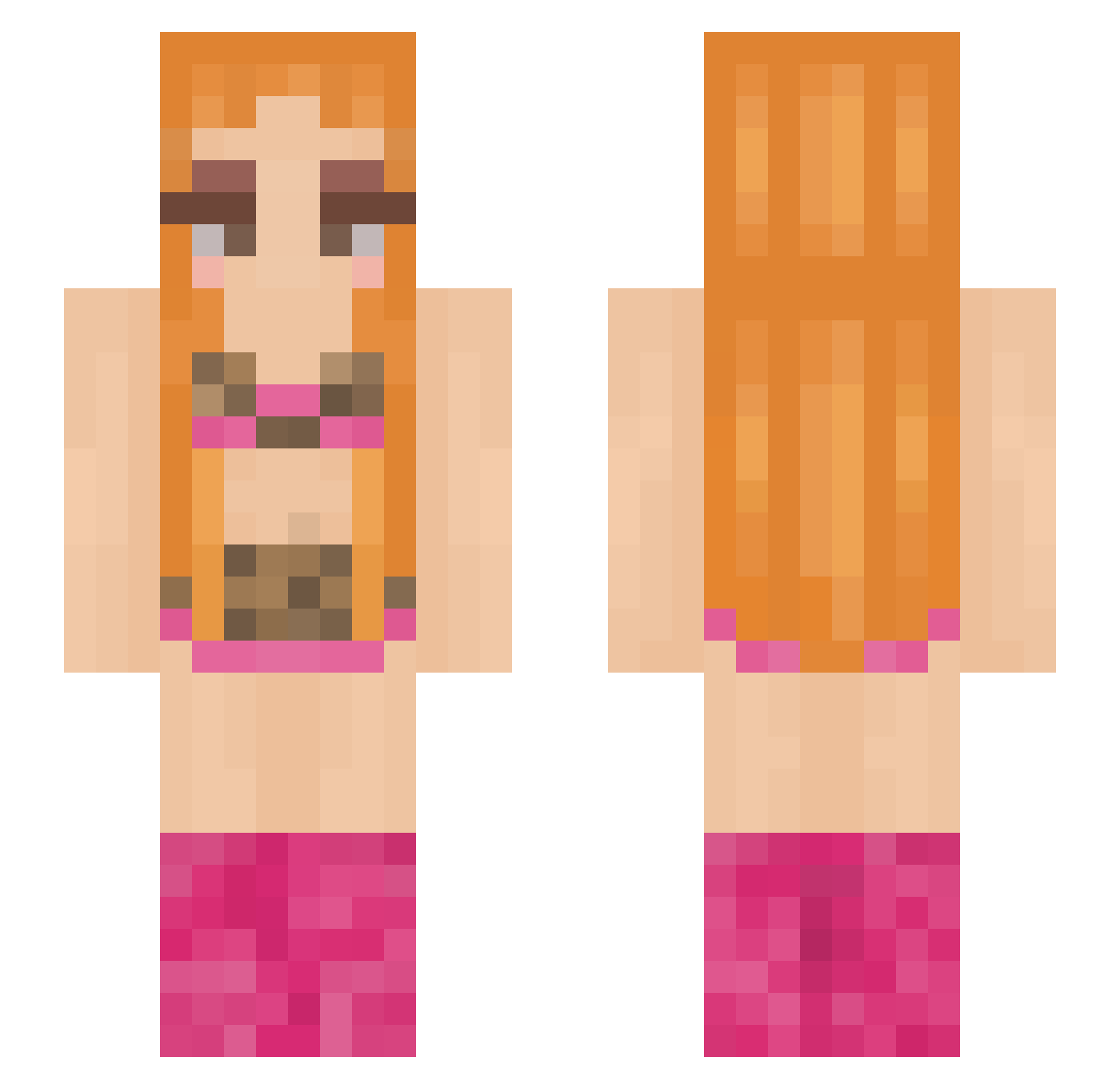 Dgrams_ Minecraft skin, front and back view