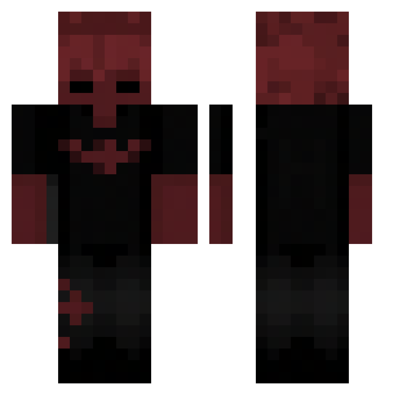 nca_vl Minecraft skin, front and back view