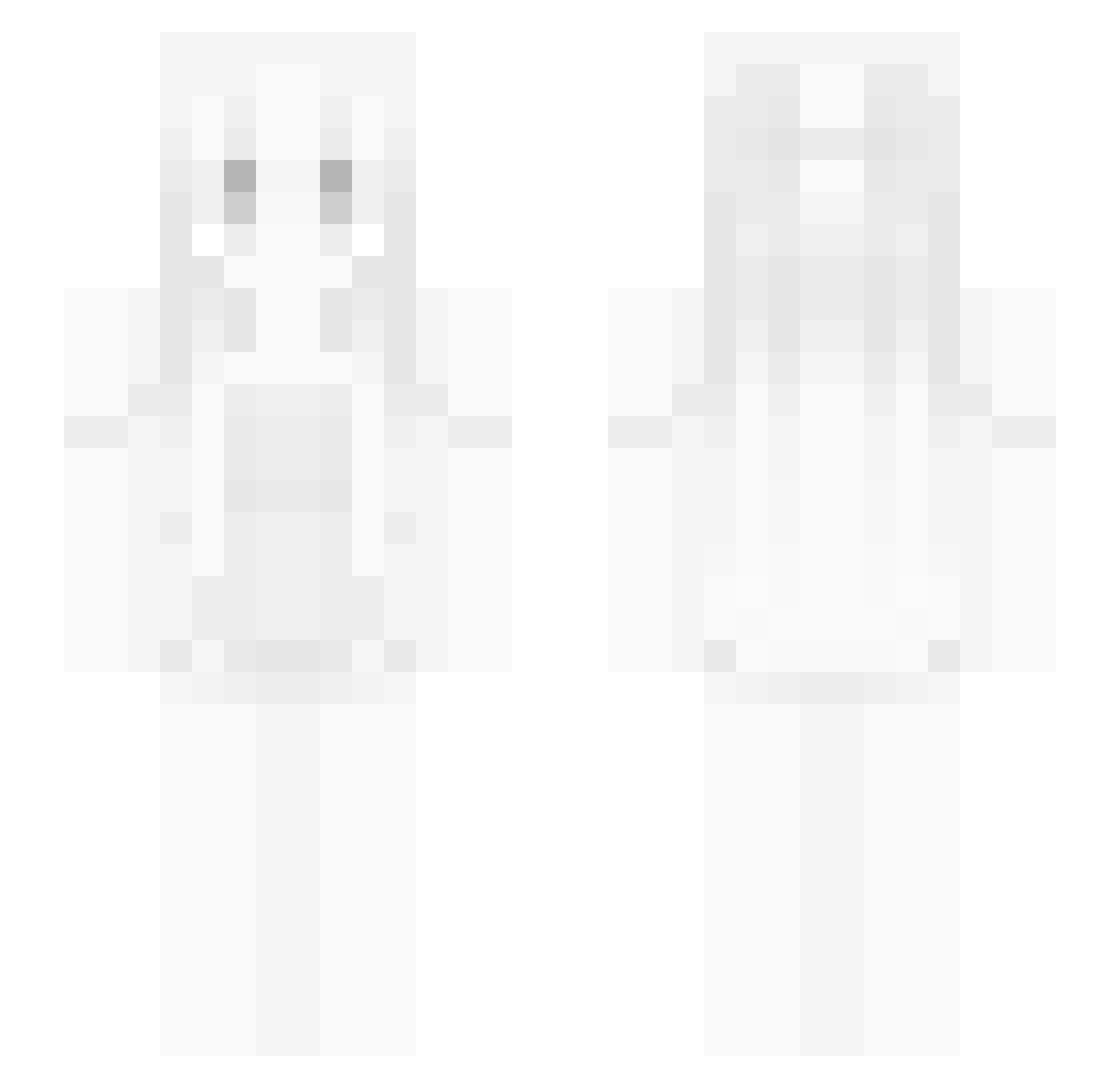ZNGAS Minecraft skin, front and back view