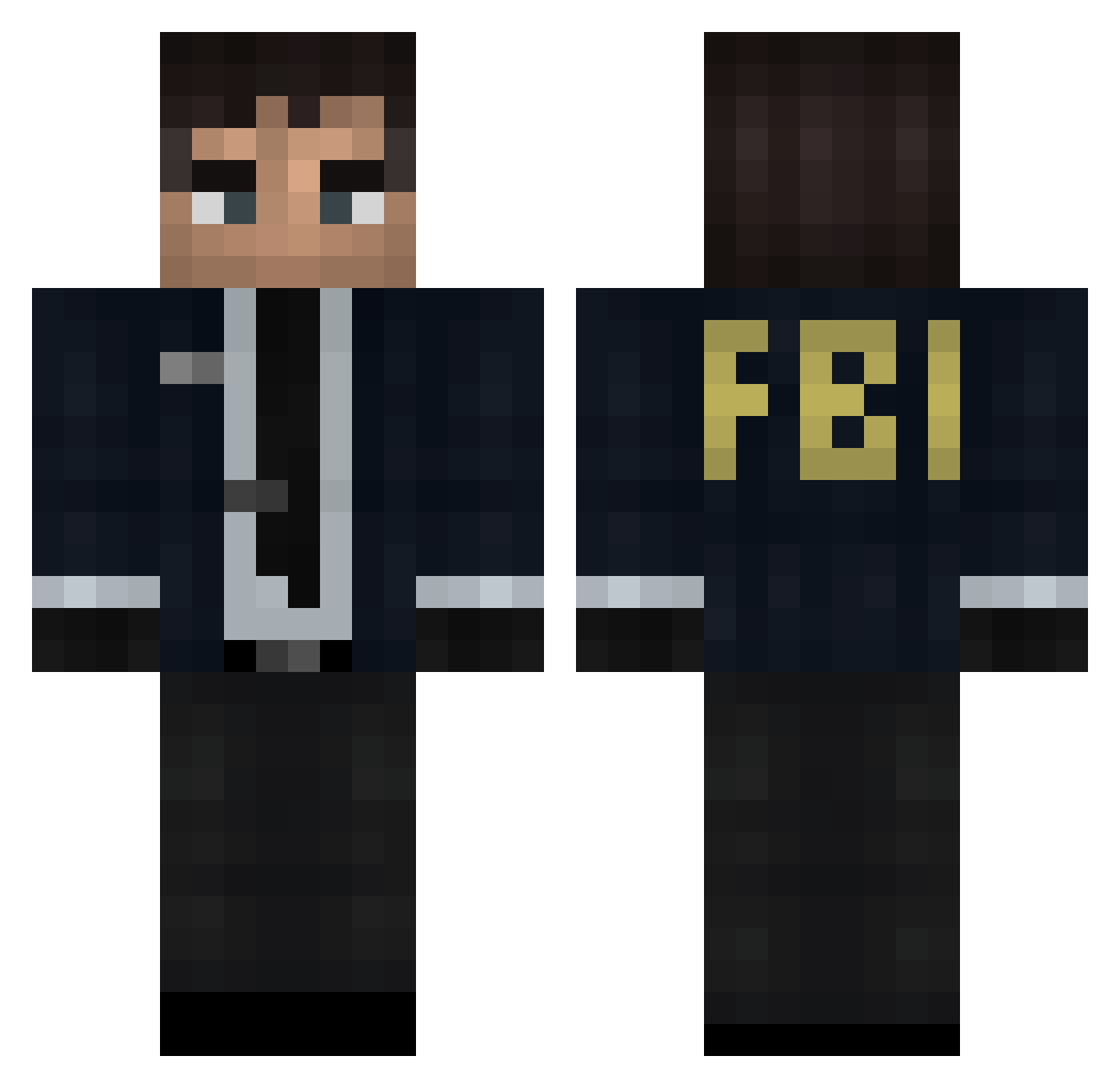 aimed342 - fbi Minecraft skin