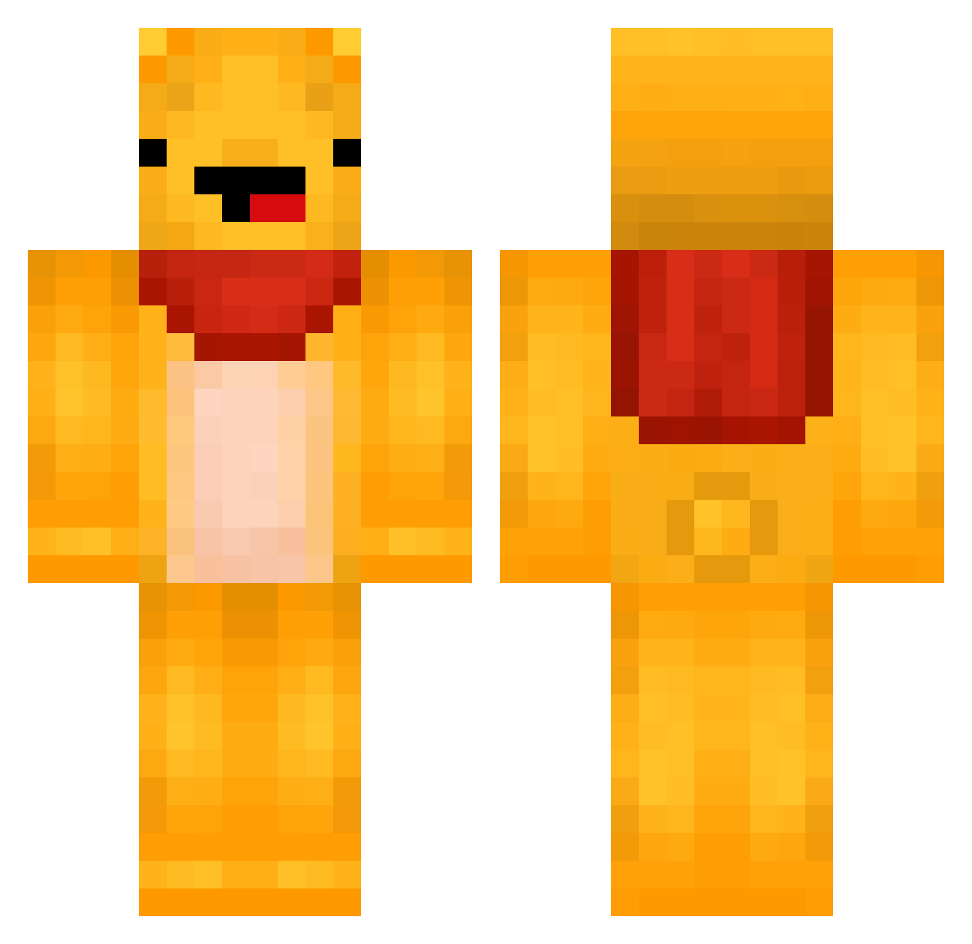 Good__Poh__ Minecraft skin, front and back view