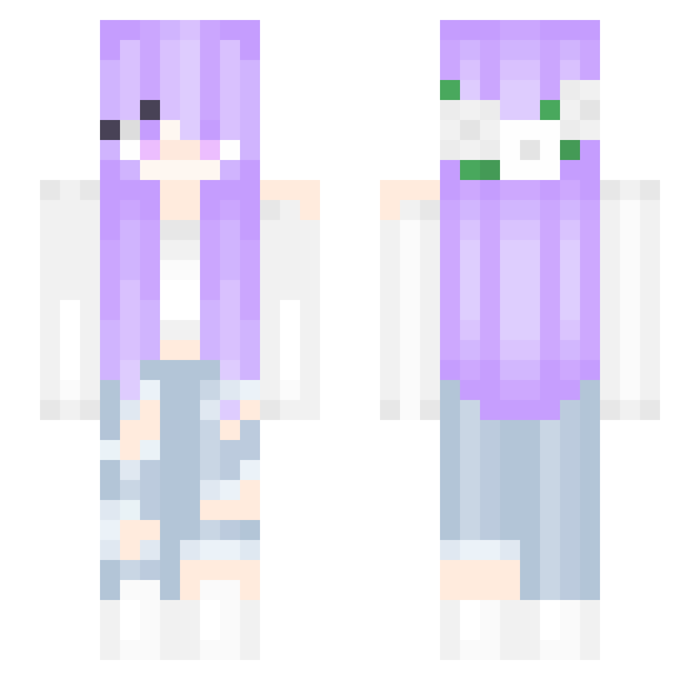 shanemcarroll Minecraft skin, front and back view