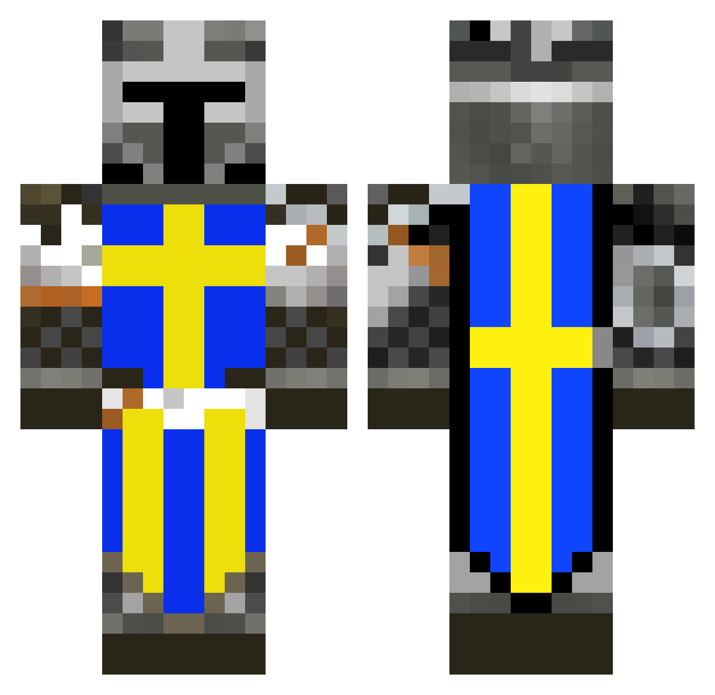 _burxx_ Minecraft skin, front and back view