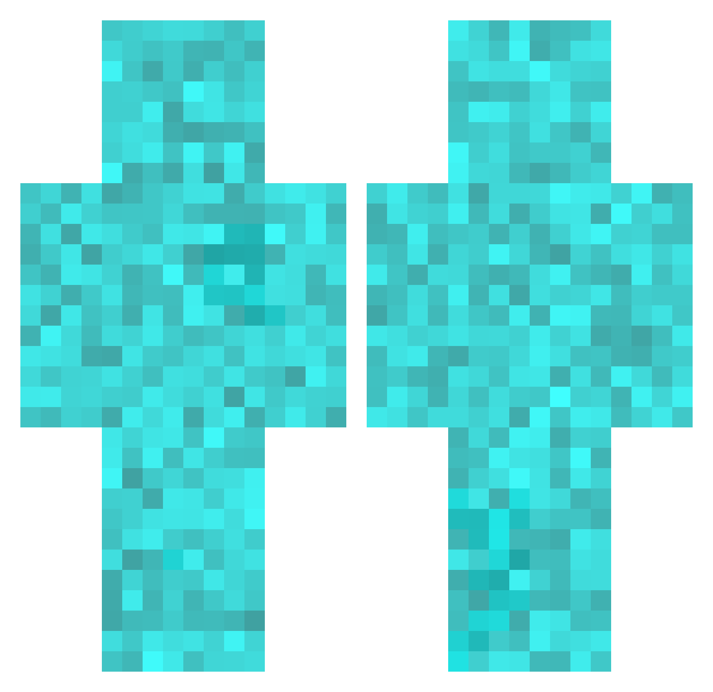 SuperMegaB_ Minecraft skin, front and back view
