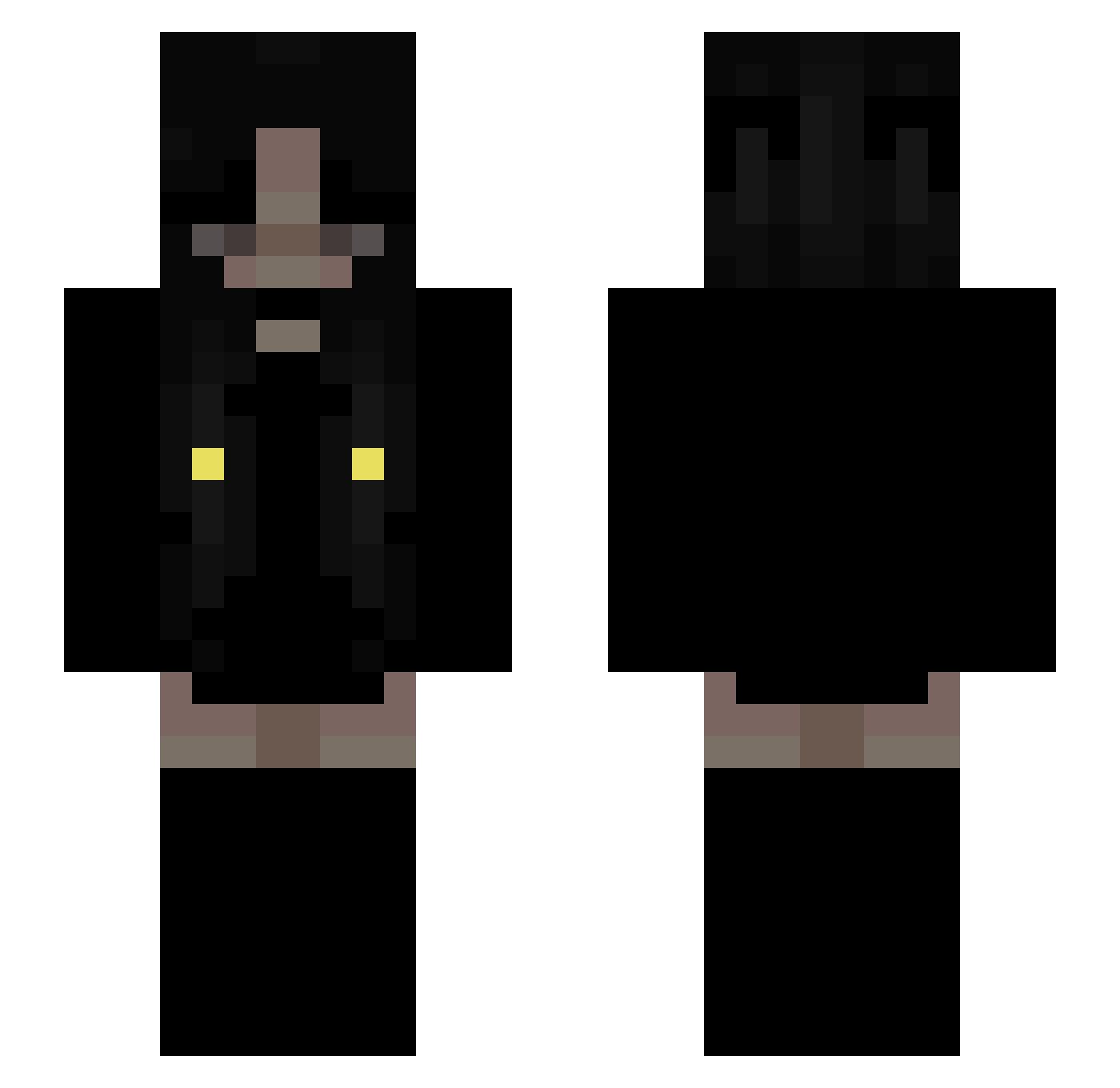 SovietRepublics Minecraft skin, front and back view