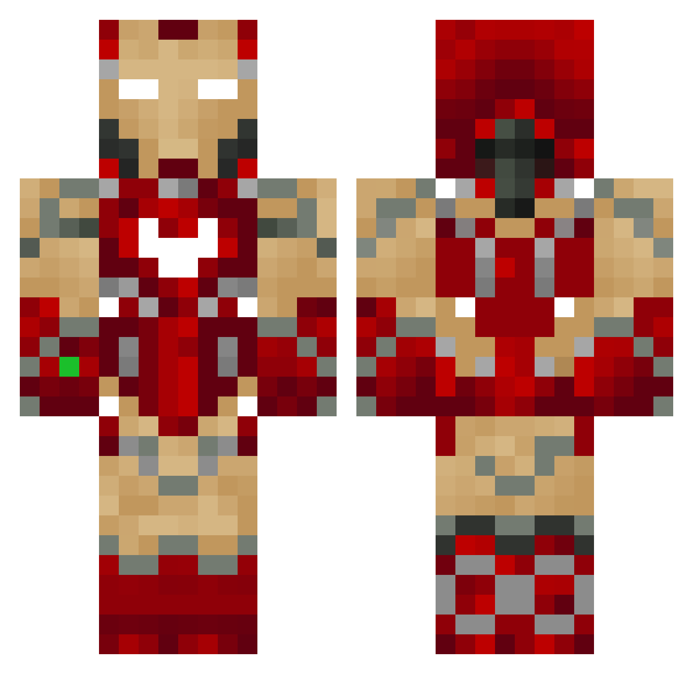Philipp__Henkel Minecraft skin, front and back view