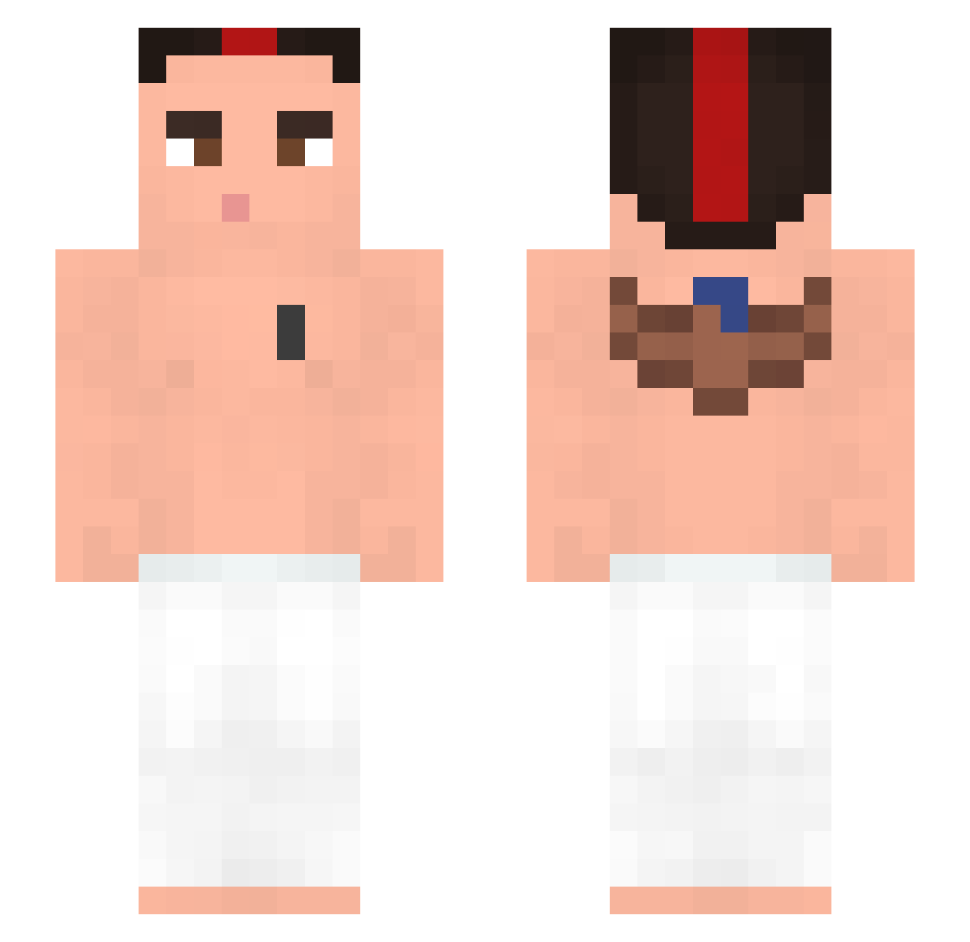 Noahnaldo123 Minecraft skin, front and back view