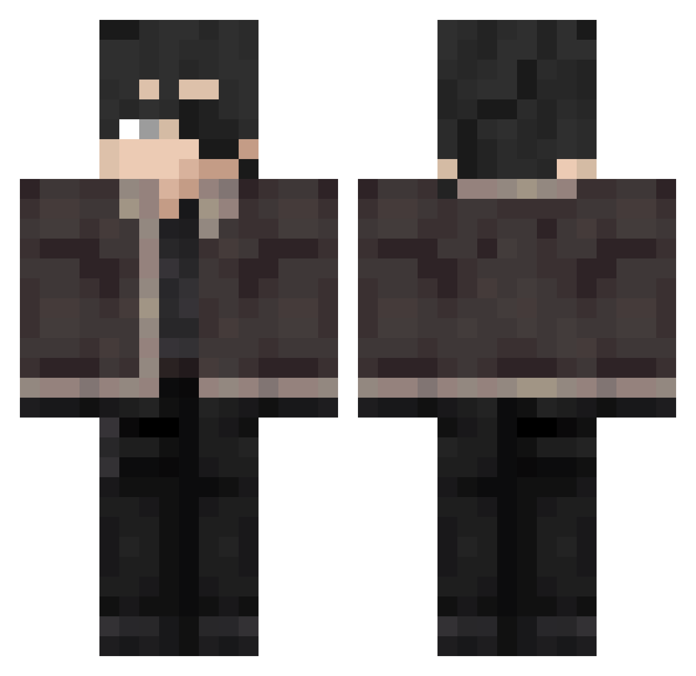 Navit_ Minecraft skin, front and back view