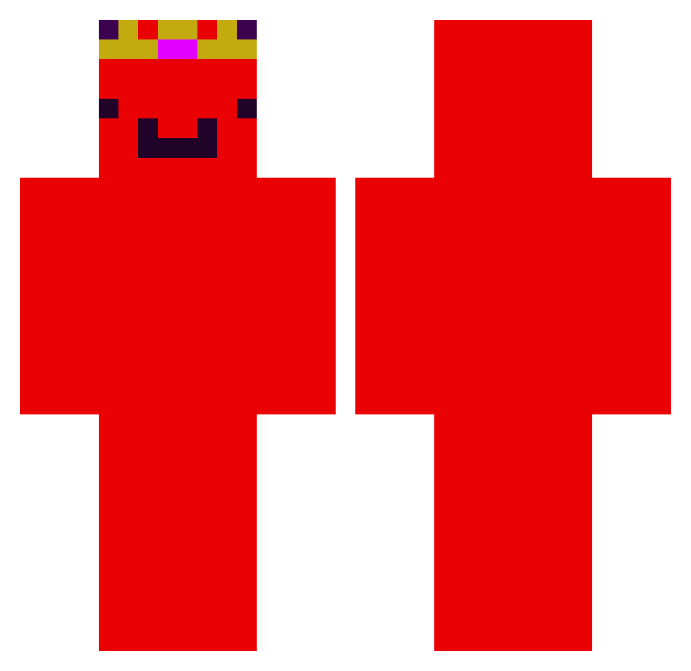 TheEliteStudioss Minecraft skin, front and back view