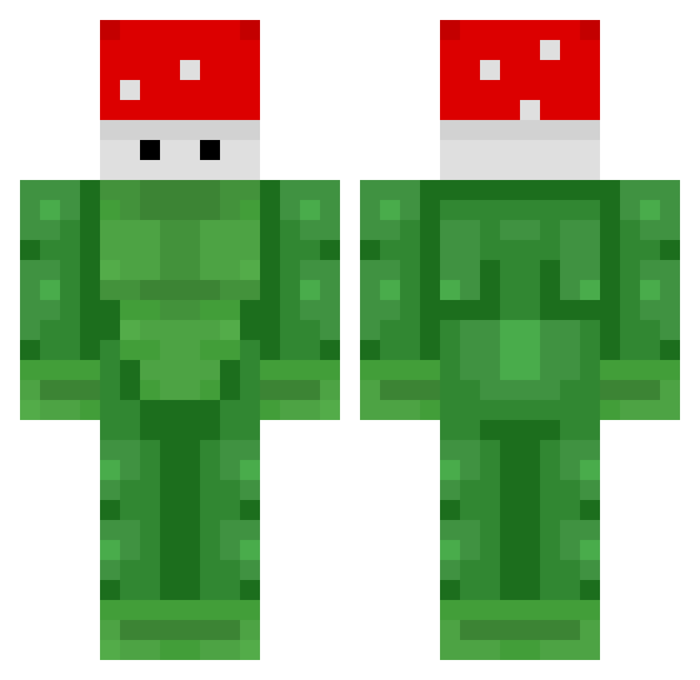 geeltje28 Minecraft skin, front and back view