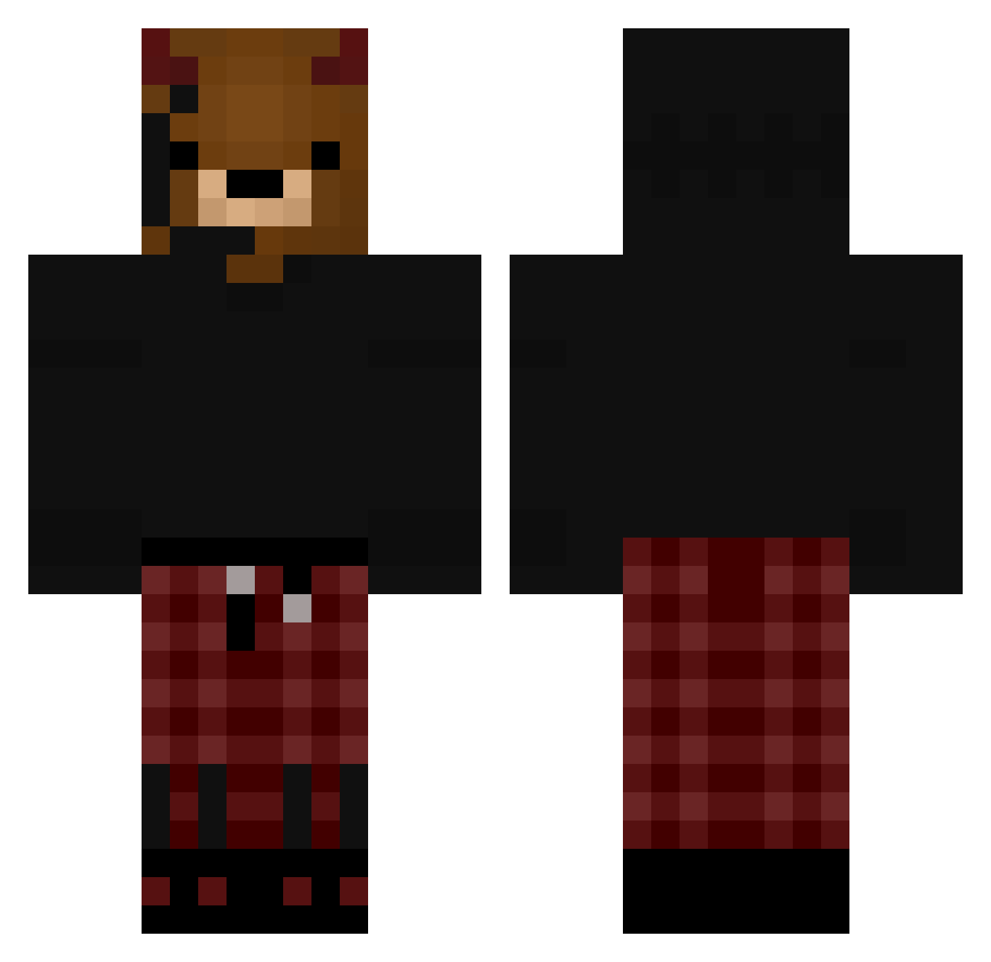 jneli_ Minecraft skin, front and back view