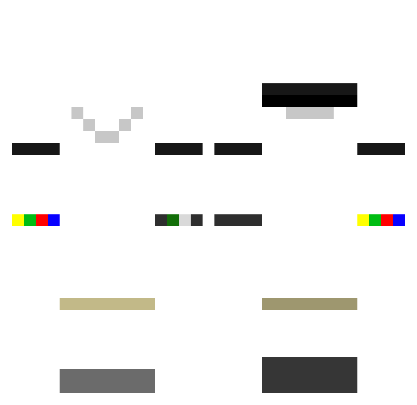 Snippety Minecraft skin, front and back view