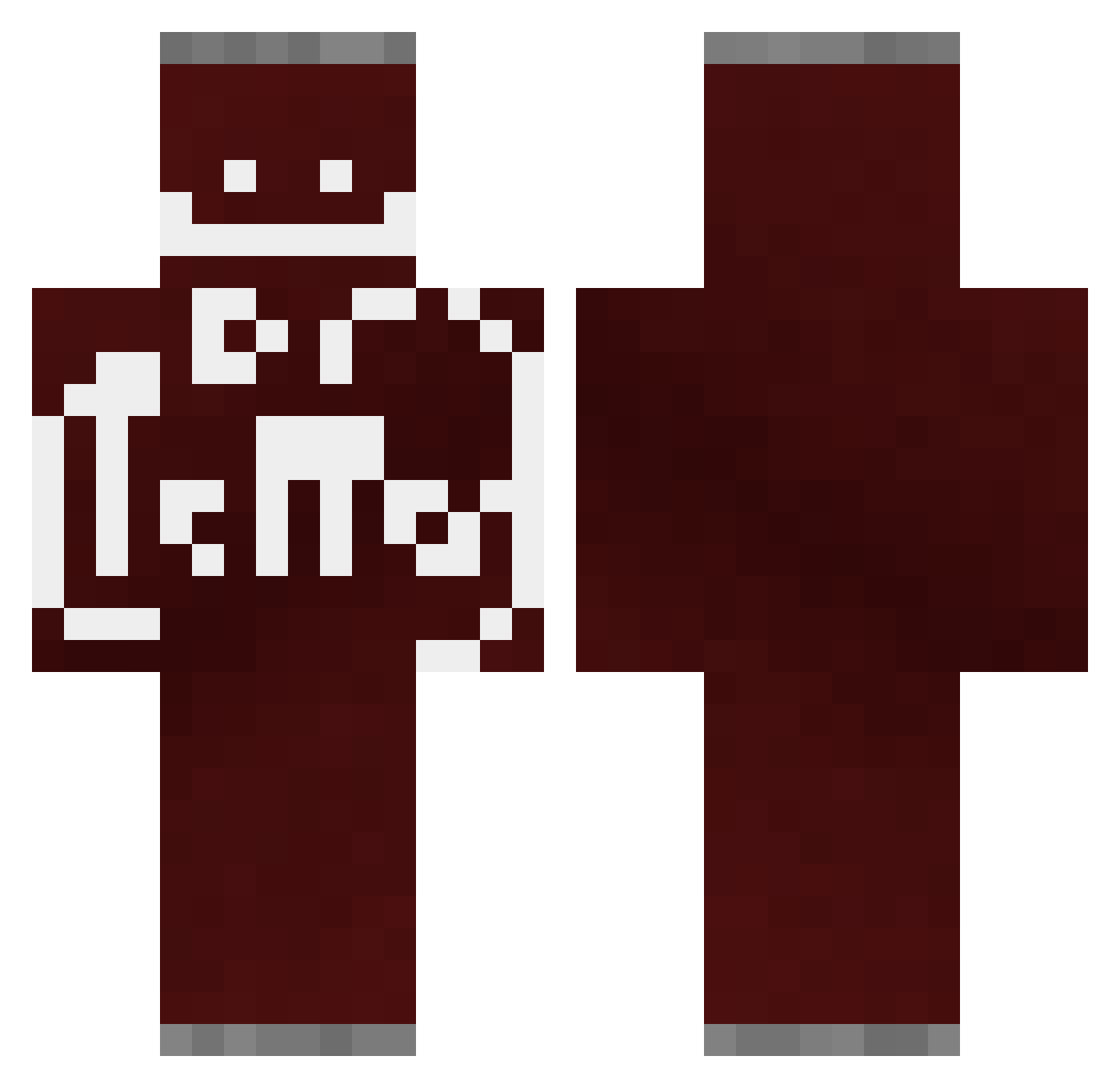 Dr_Pepper556 Minecraft skin, front and back view