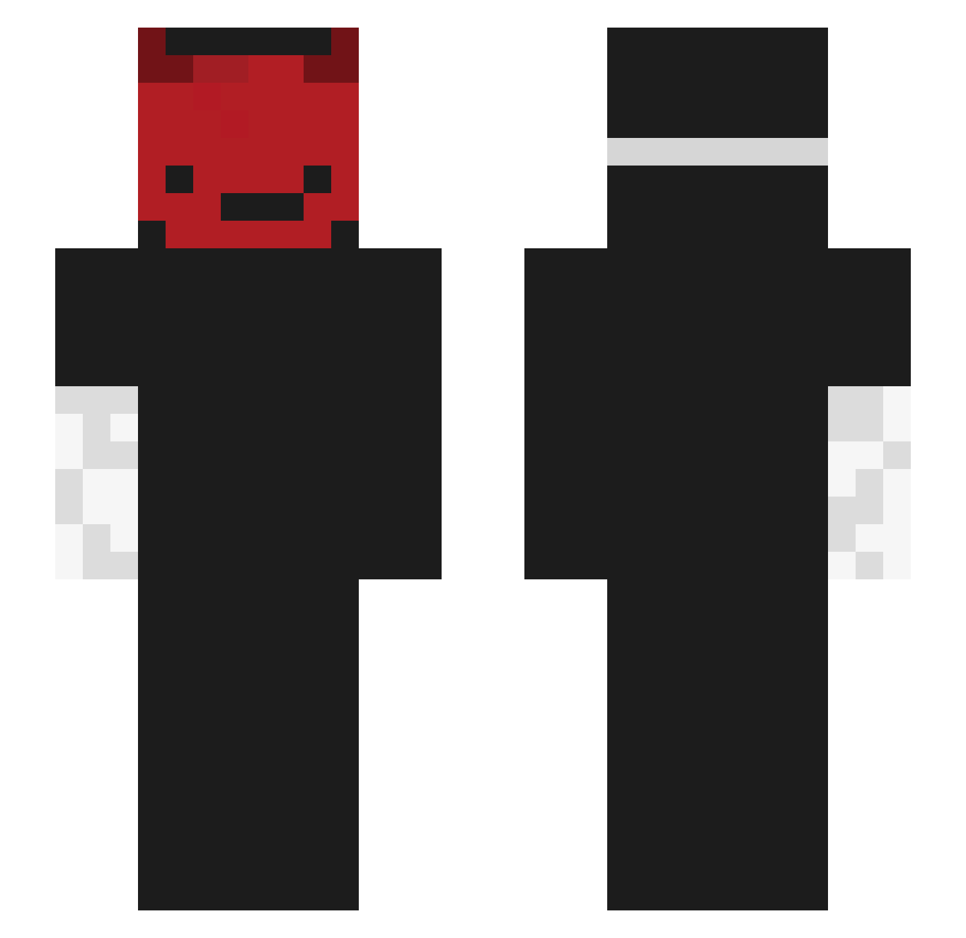 Jafagh_khatar Minecraft skin, front and back view