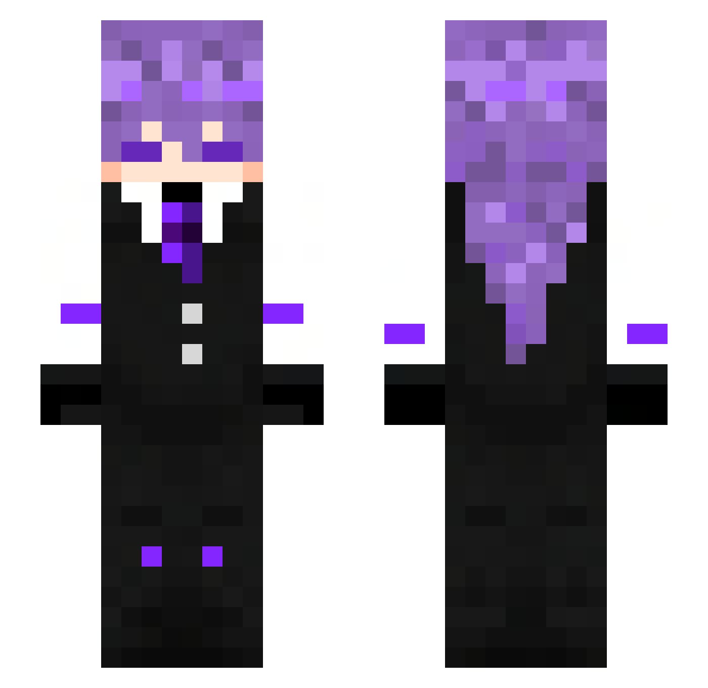 akihs62_ Minecraft skin, front and back view