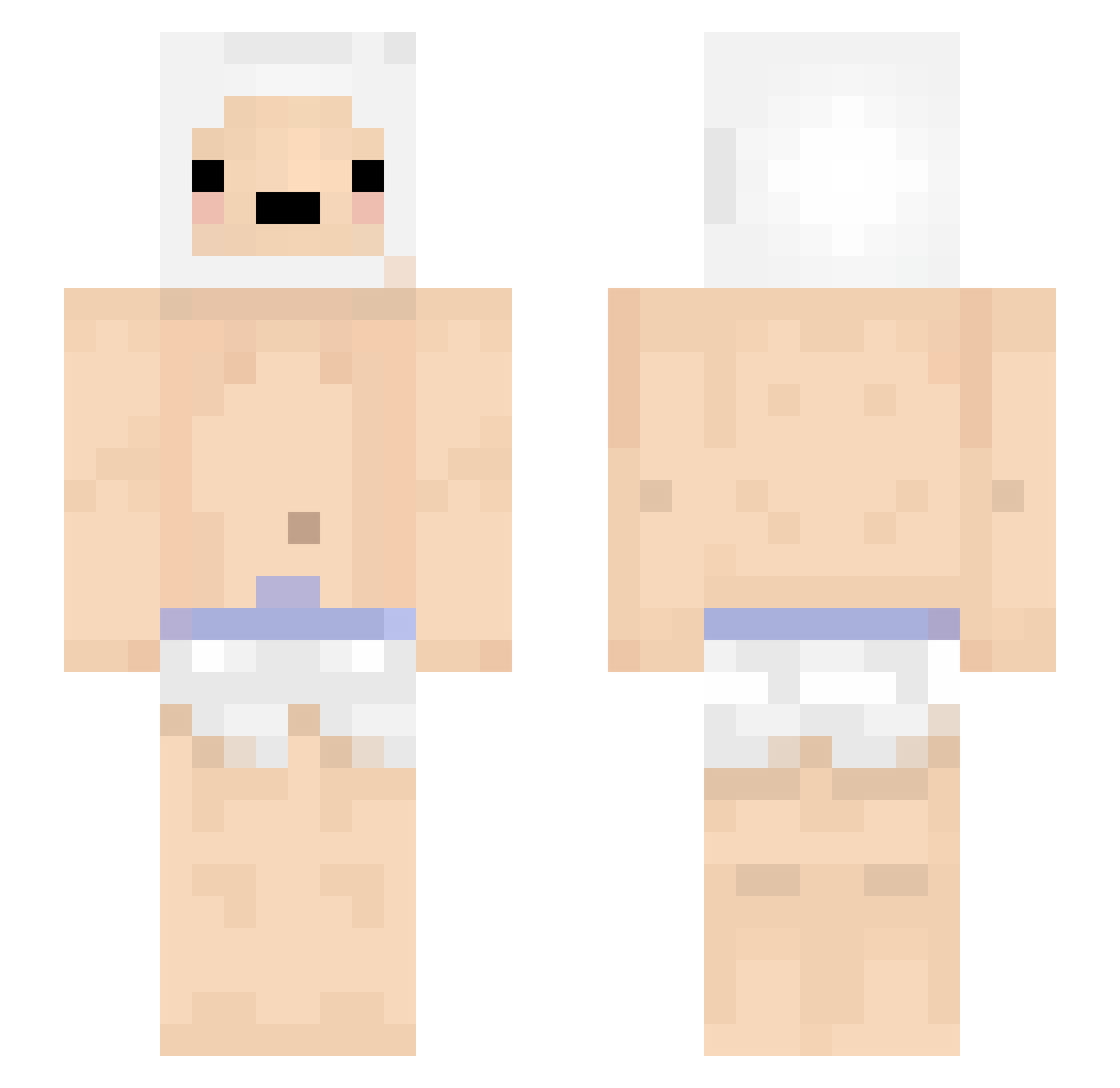 eli230 Minecraft skin, front and back view