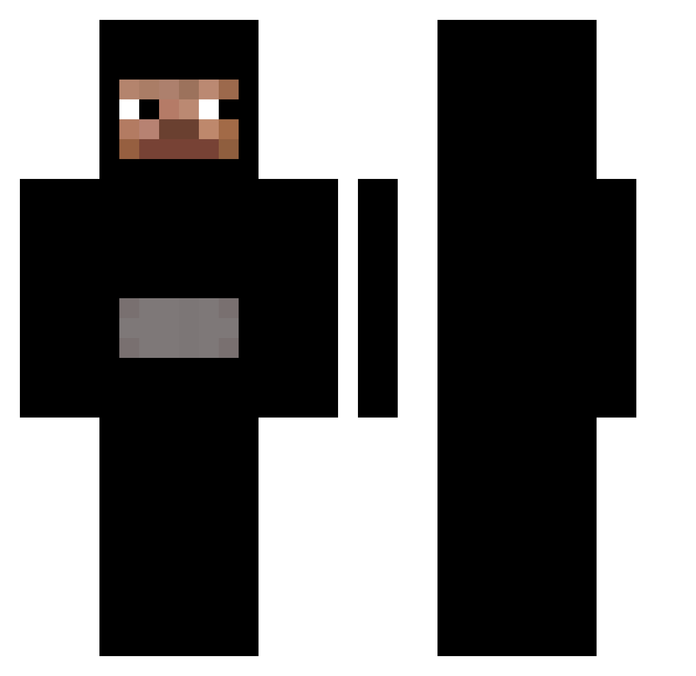zielonazaba_15 Minecraft skin, front and back view