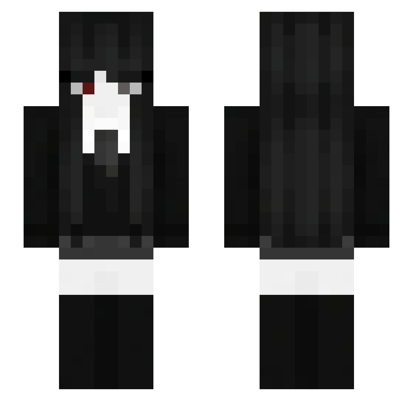 saliwithzaphkiel Minecraft skin, front and back view