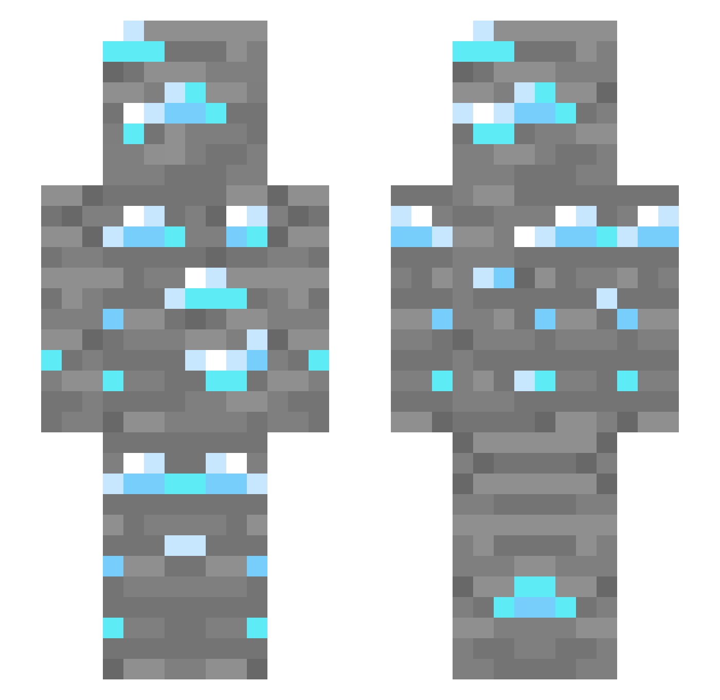 CerealKillahh Minecraft skin, front and back view