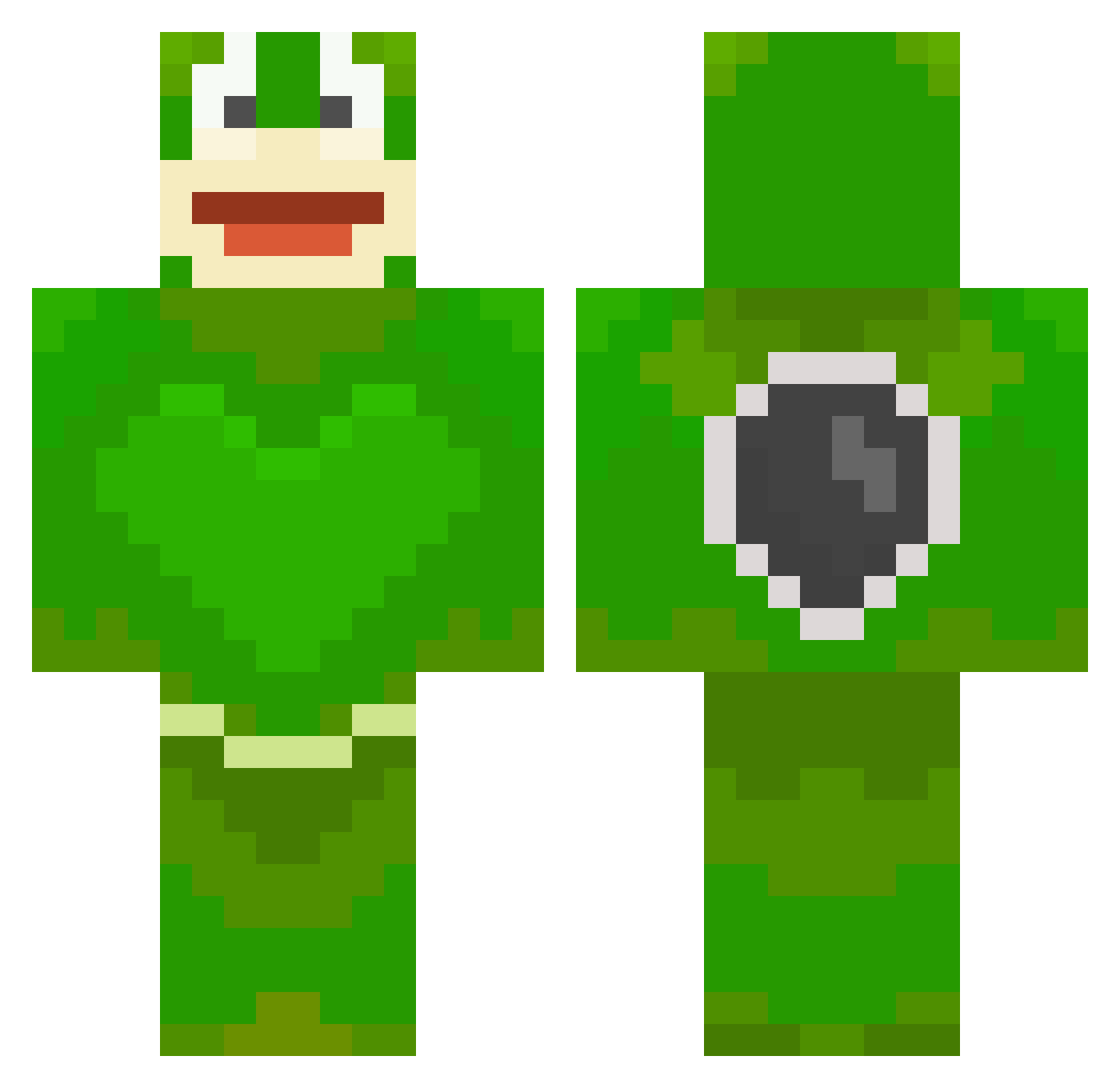 karuojisan0521 Minecraft skin, front and back view