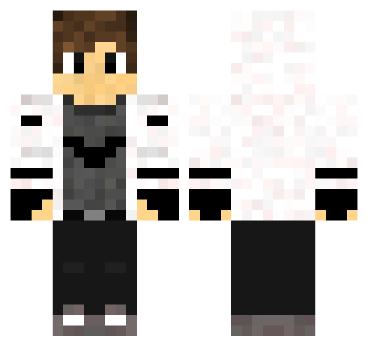 Sebalder1ste Minecraft skin, front and back view