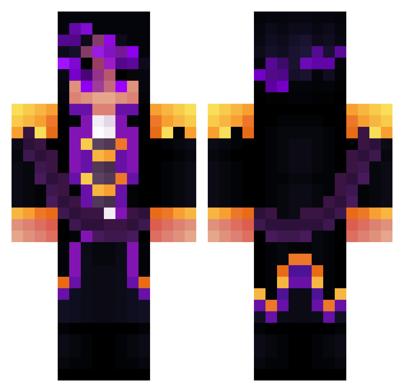 alex_la_jare Minecraft skin, front and back view