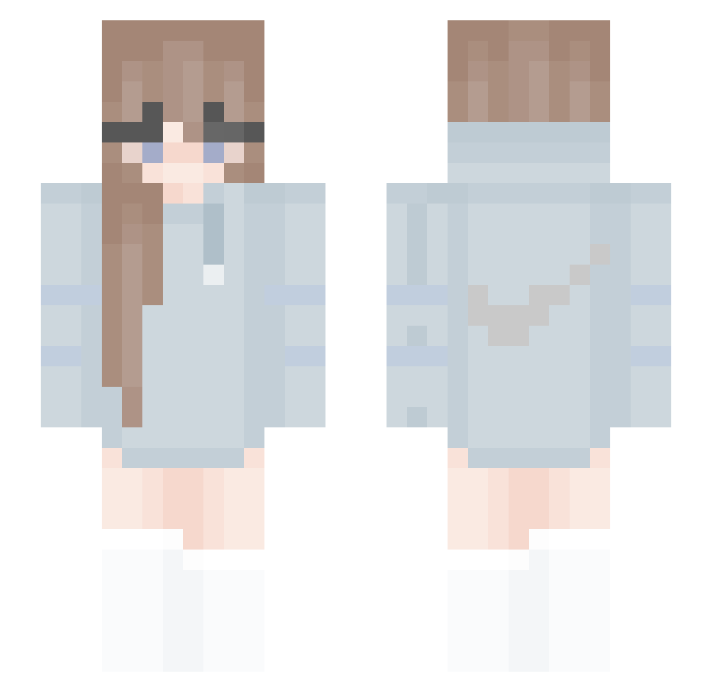 ManuGalaxy2013 Minecraft skin, front and back view