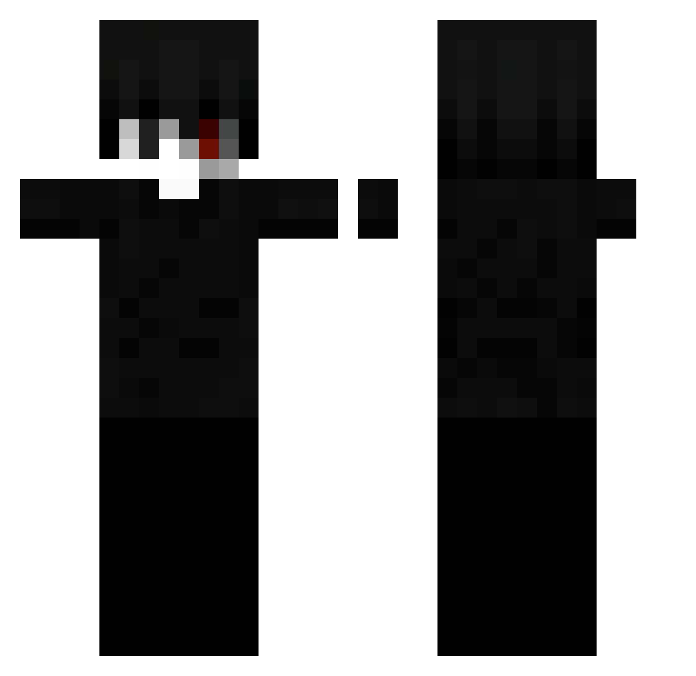 Averyj2548 Minecraft skin, front and back view