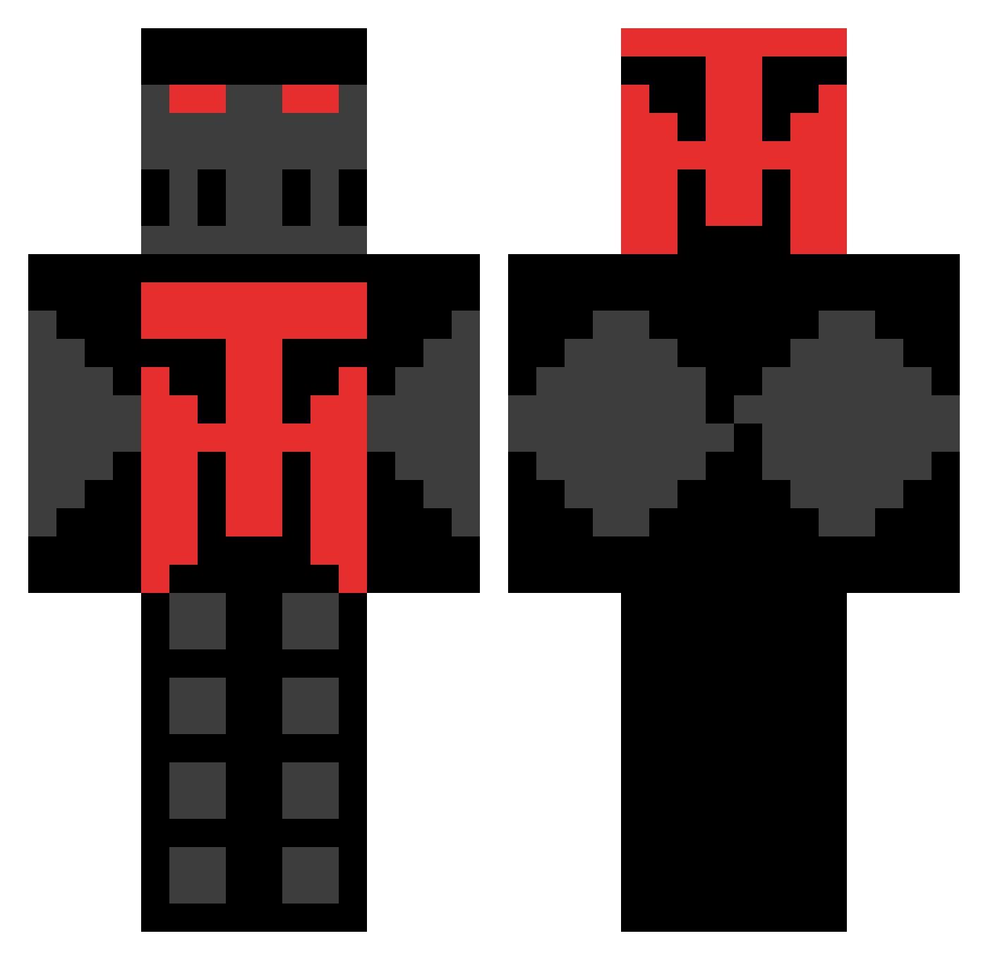 personman2112 Minecraft skin, front and back view