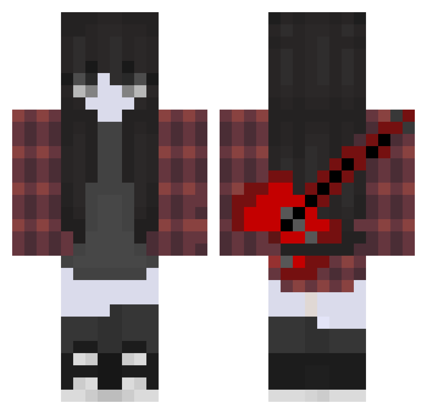 umm_i_think Minecraft skin, front and back view