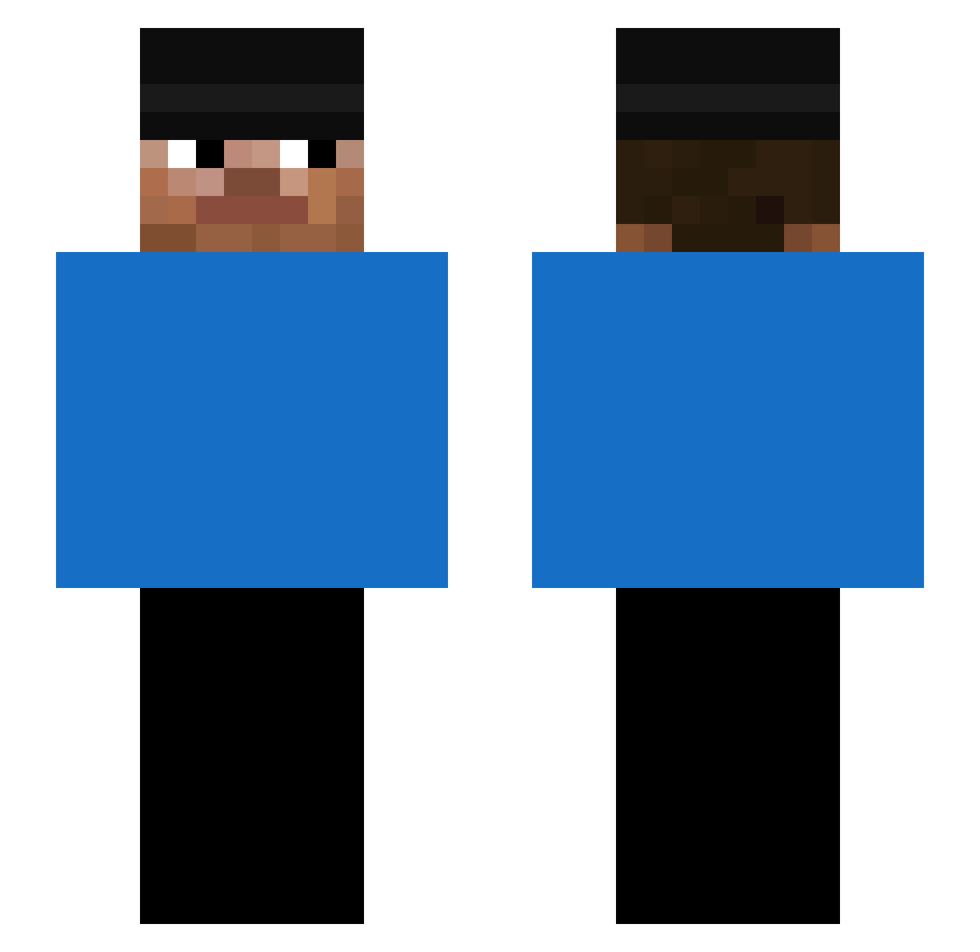 S1lence_11 Minecraft skin, front and back view