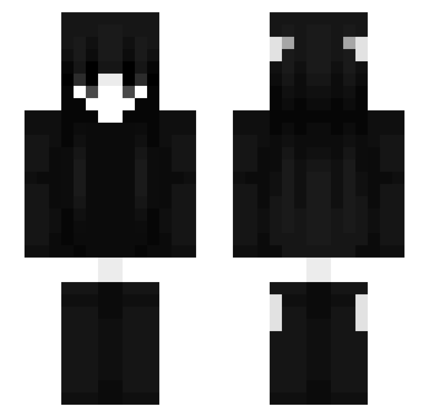 vqmpz Minecraft skin, front and back view