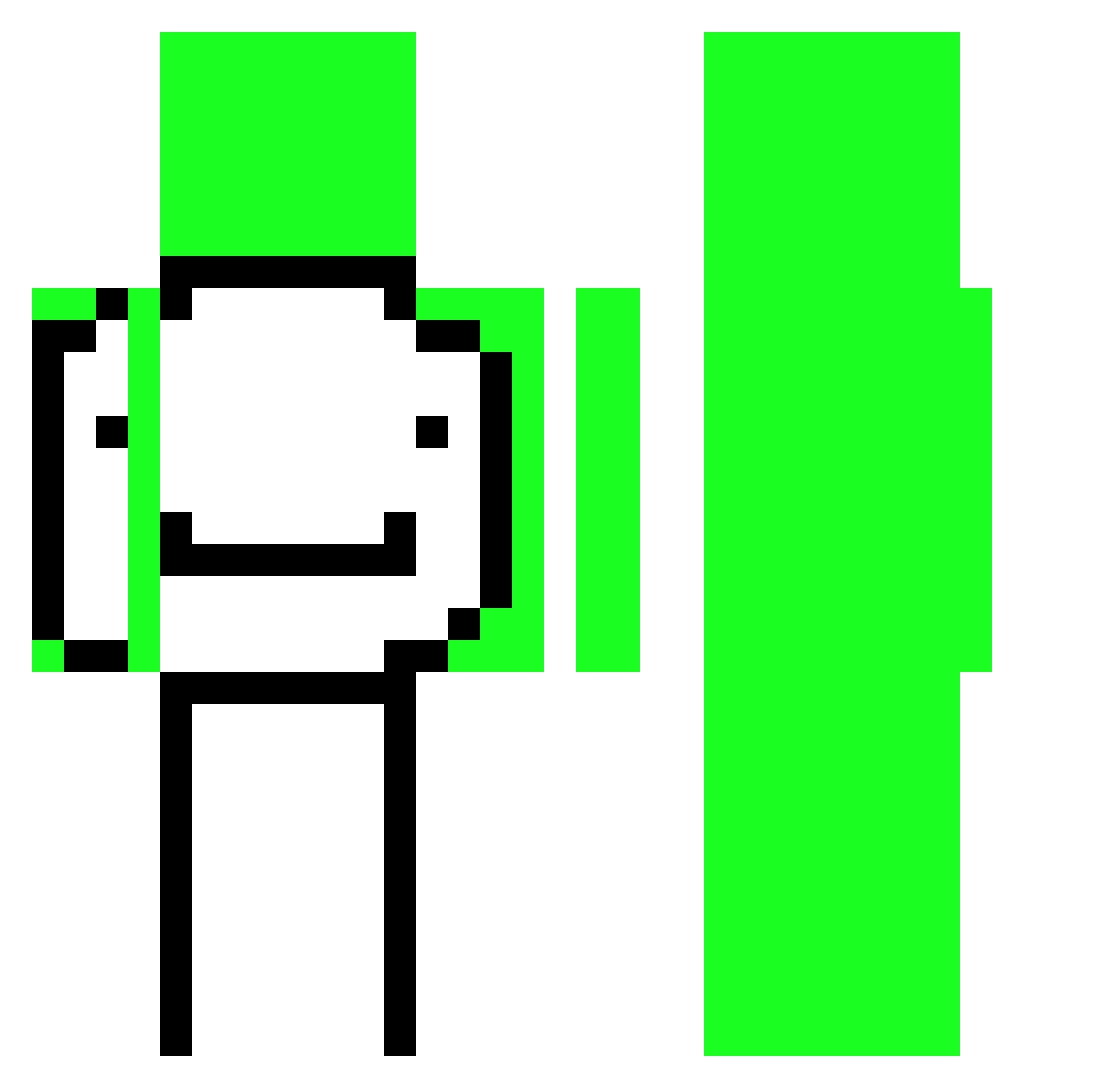 Jyden161 Minecraft skin, front and back view
