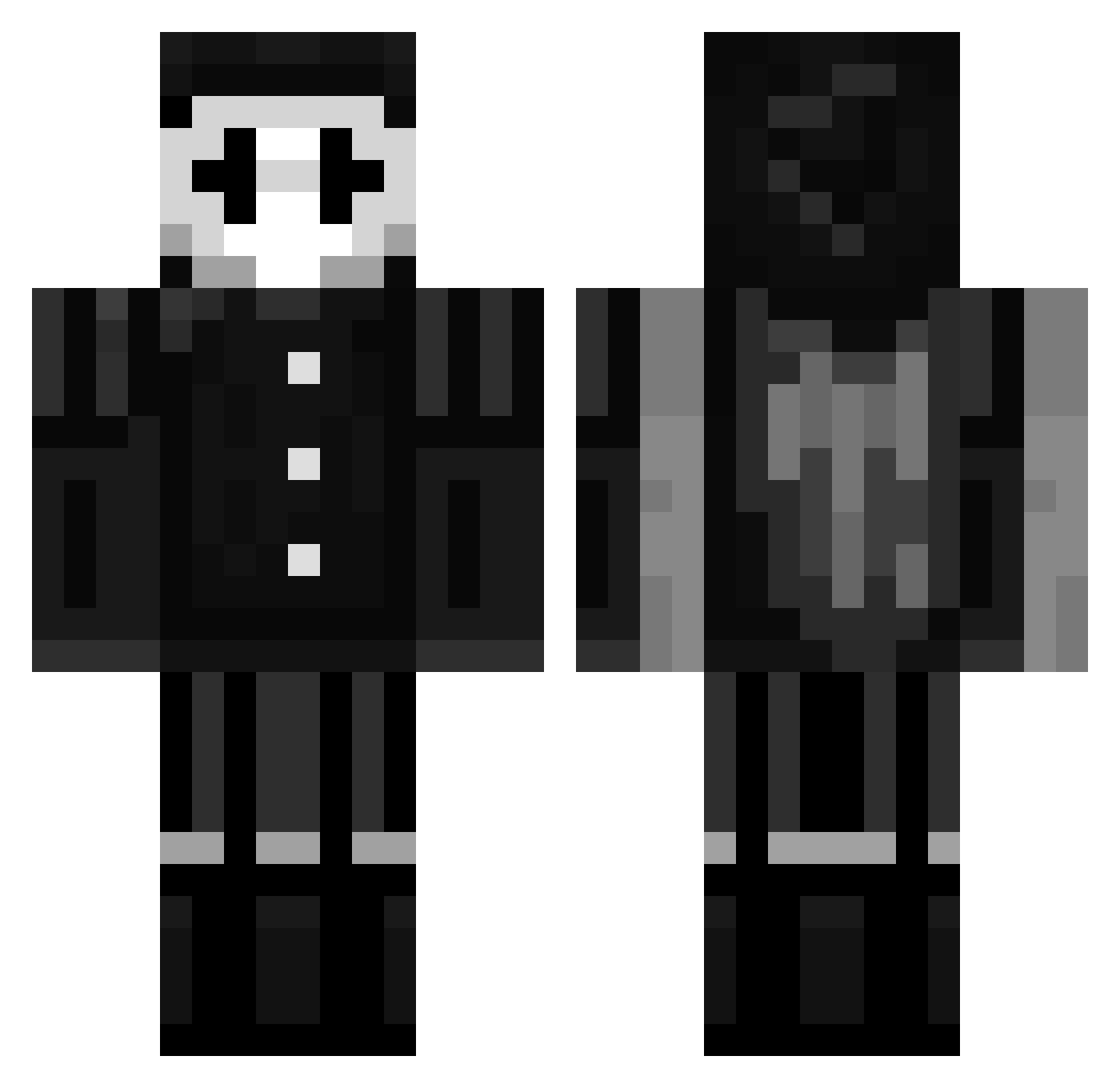 LiLLucas_2009 Minecraft skin, front and back view