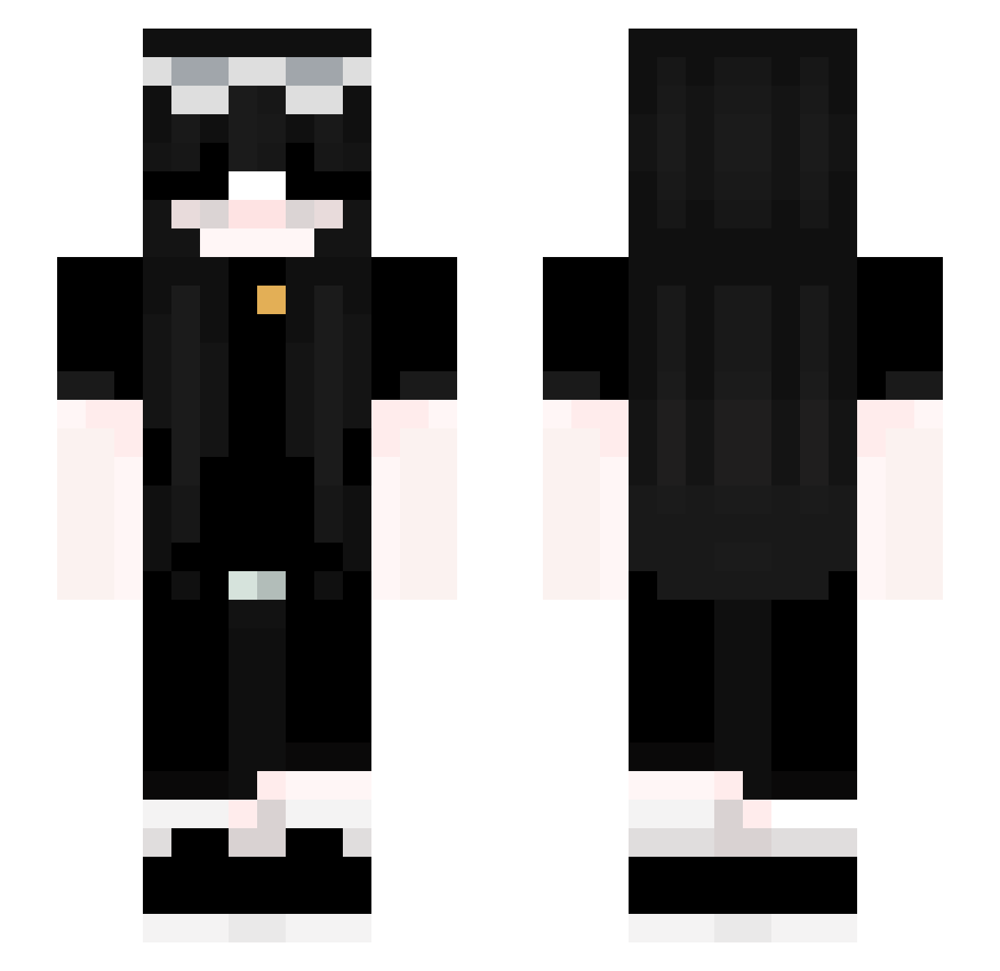 werska Minecraft skin, front and back view