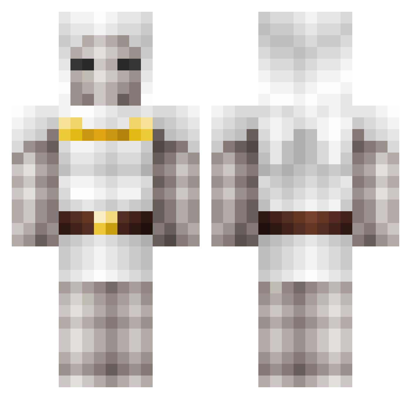 Speedykiller69 Minecraft skin, front and back view