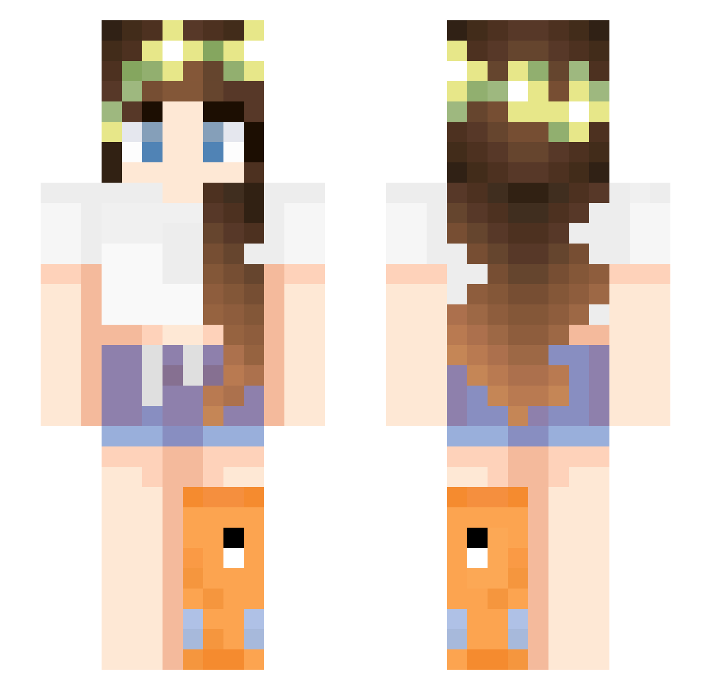 haring__ Minecraft skin, front and back view