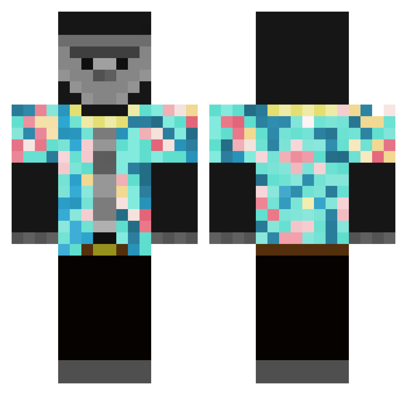 propvphash123pl Minecraft skin, front and back view