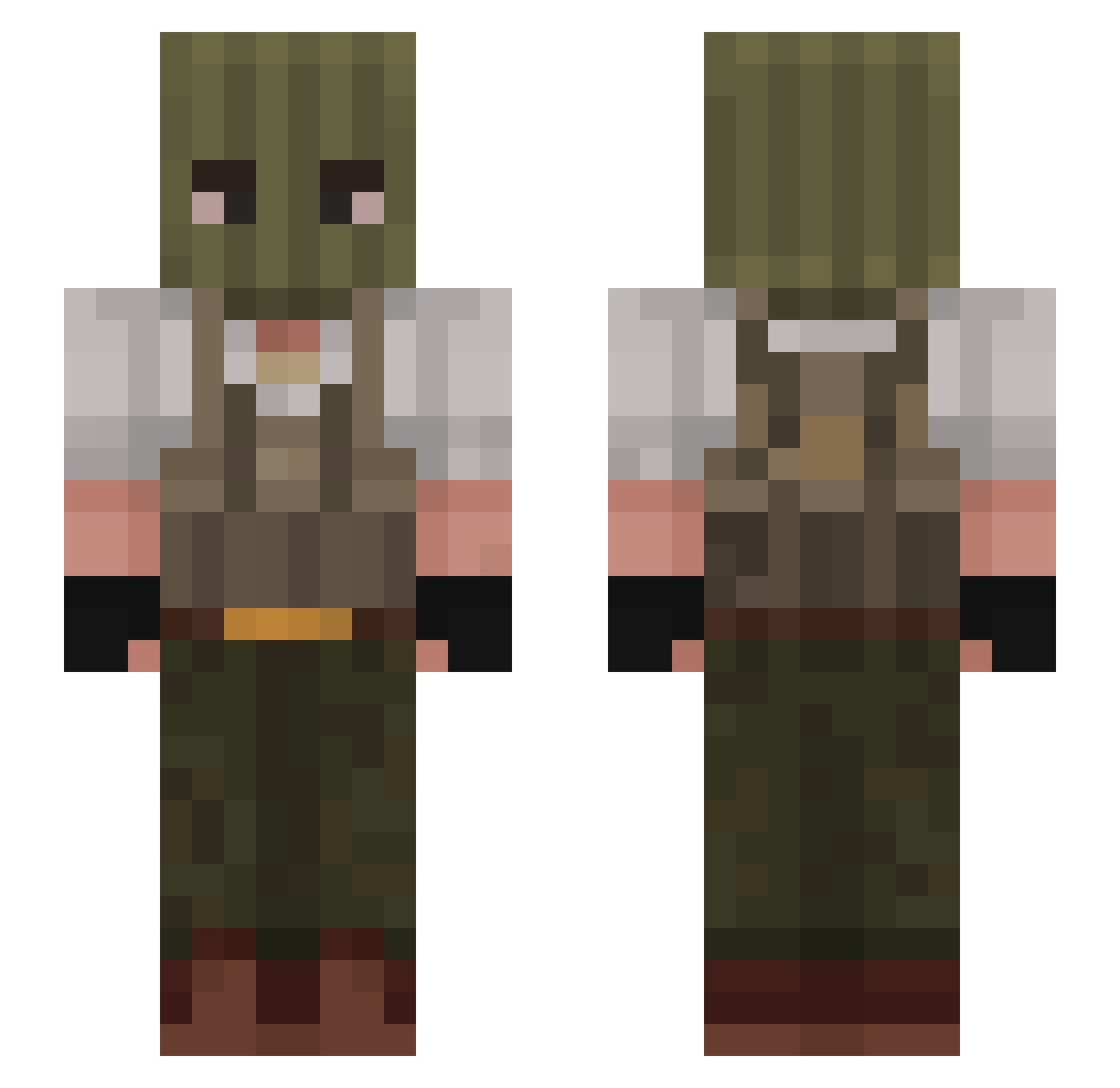 LawRotiii Minecraft skin, front and back view