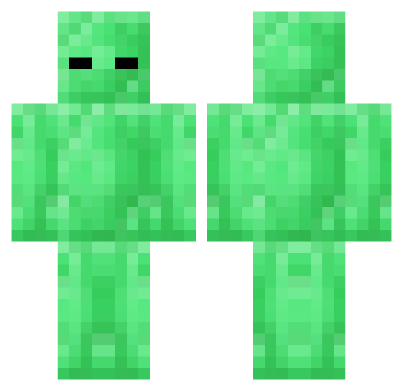 pradatun3 Minecraft skin, front and back view