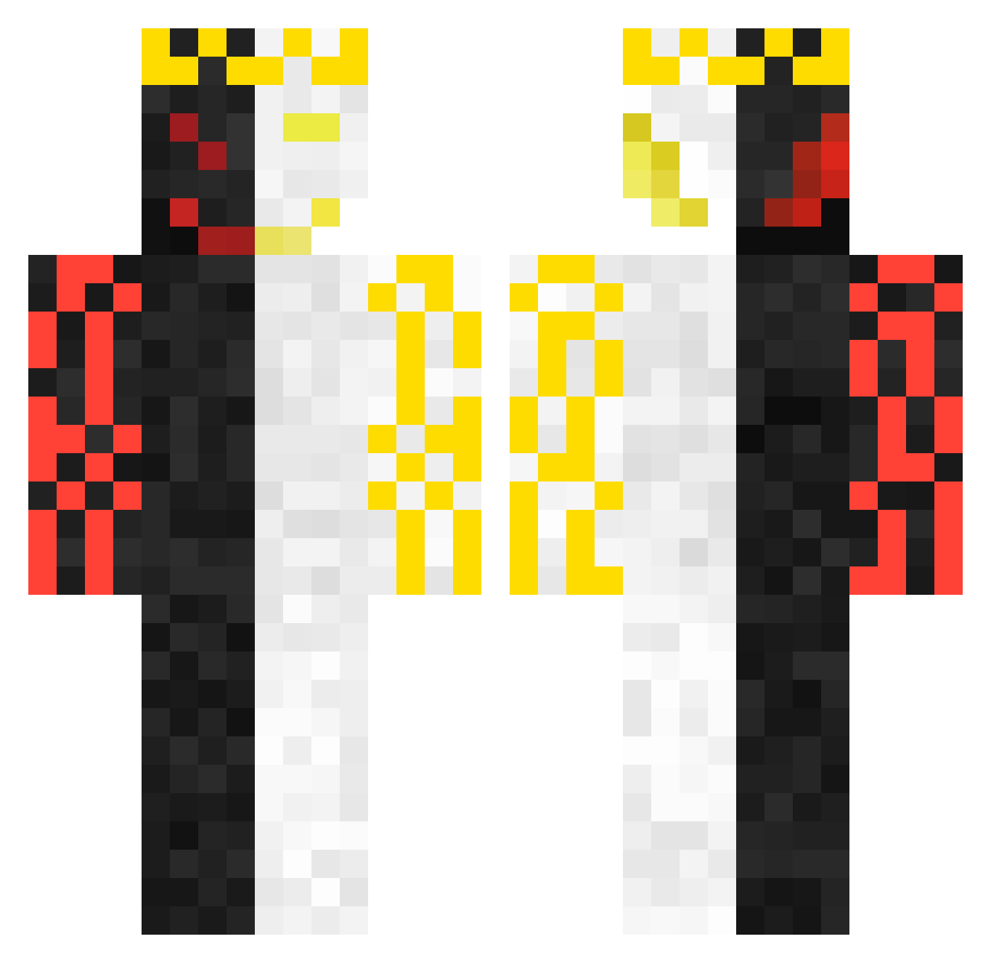 isaak214 - split design Minecraft skin
