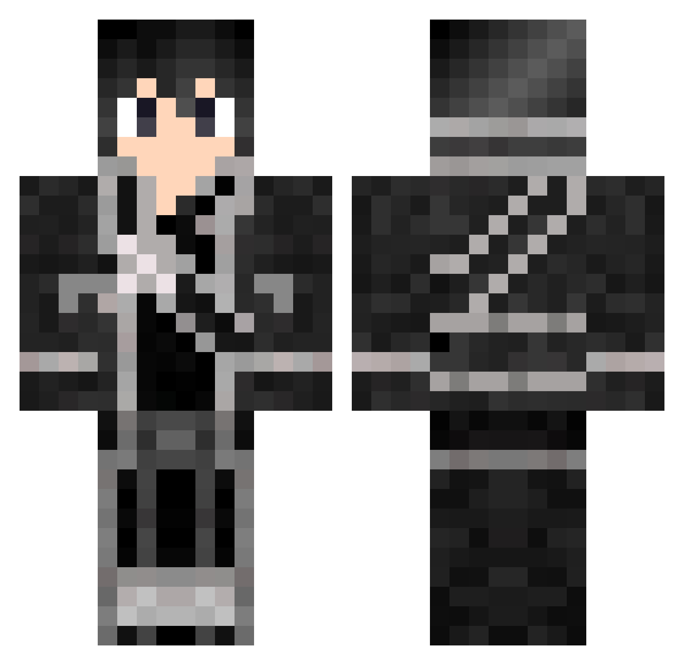 mincraftpro789 Minecraft skin, front and back view