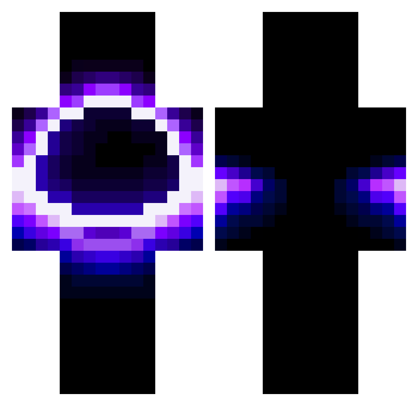 Kingbaxo2231 Minecraft skin, front and back view