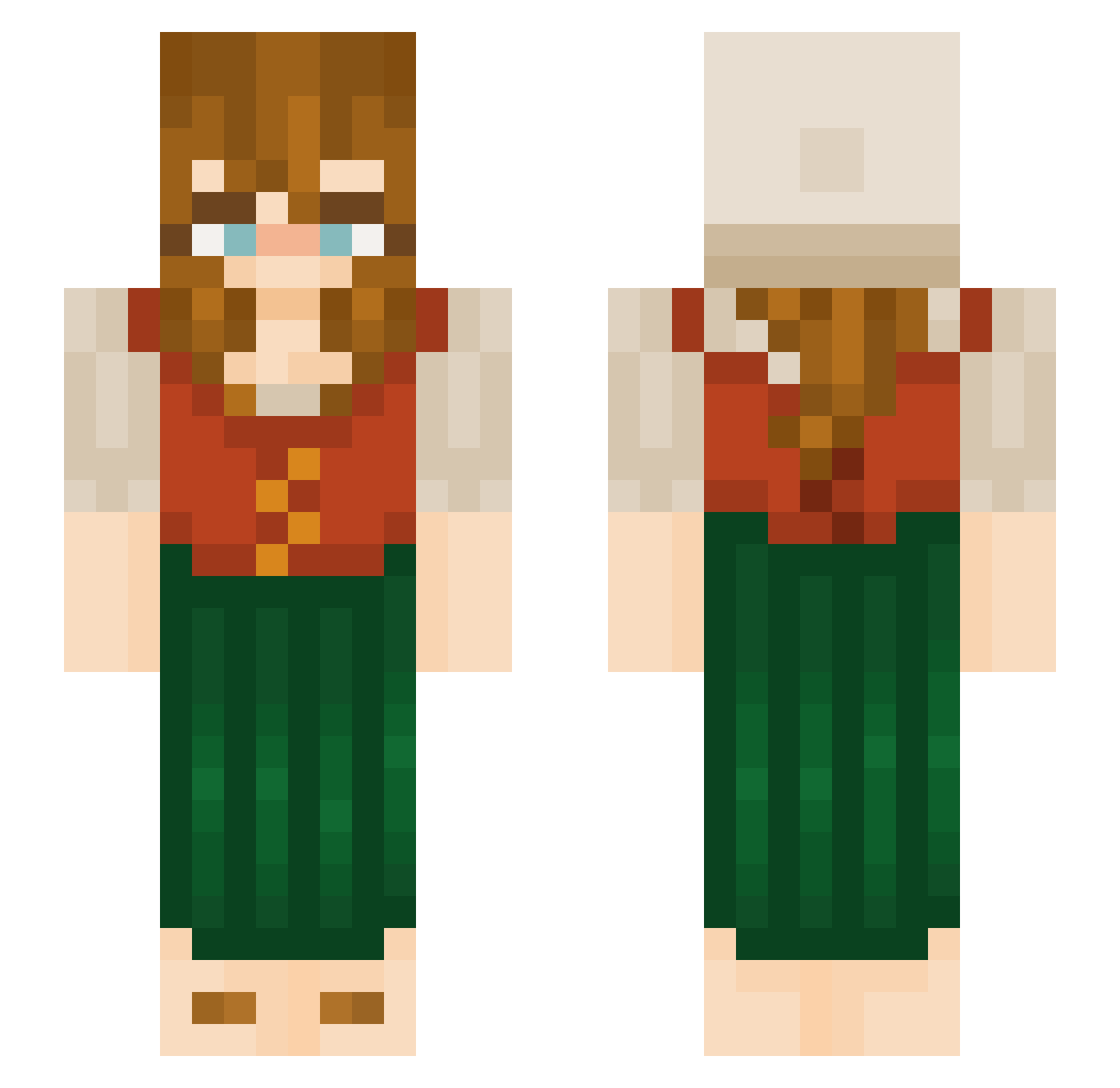 berry_gogurt Minecraft skin, front and back view