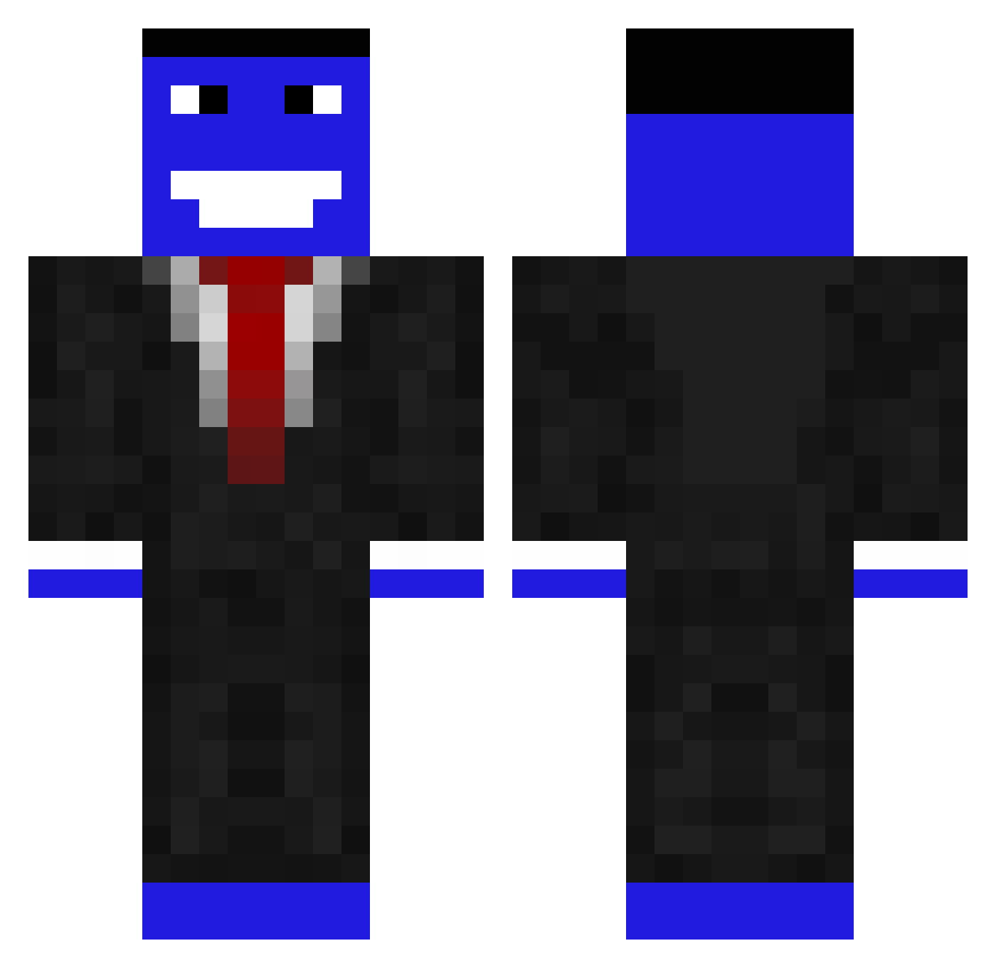 YoshiMaster199 Minecraft skin, front and back view