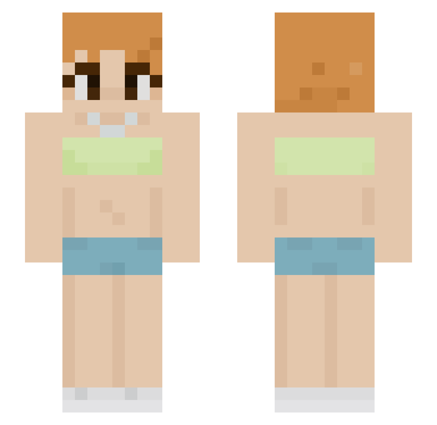 ryguyy999 Minecraft skin, front and back view